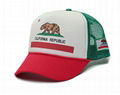 Custom Trucker Hat California Republic State Flag Cap Cali Unisex Adult Trucker 