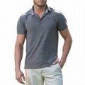 Wholesale Golf Shirts Men Dry Fit Wicking Polo Athletic Casual Collared T-Shirt 