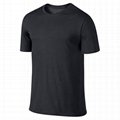 Custom Logo Mens Dry Fit 60 Cotton 40 Polyester Blank Running Sport Gym T Shirt
