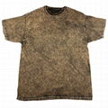 Wholesale china sport wear distressed t shirts mineral washed running tee shirts