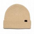 Cable Knit Fisherman Beanie Hat 100% Merino Wool Daily Warm Soft Hat