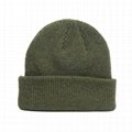 100% premium merino wool beanie winter hat mens bonnet fold up beanie hat
