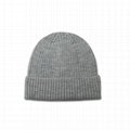 Hot sale soft cashmere blank beanie hats short beanie knitted custom toque