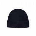 Hot sale soft cashmere blank beanie hats short beanie knitted custom toque