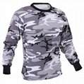 Wholesale Camo long sleeve t shirts camo classic crew neck camouflage tee tops 