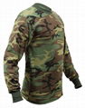 Wholesale Camo long sleeve t shirts camo classic crew neck camouflage tee tops 