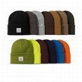 Wholesale green camo knit beanie cap mens beanie winter ski hat knitted hats
