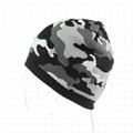 Wholesale green camo knit beanie cap mens beanie winter ski hat knitted hats