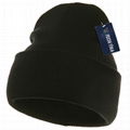 Sumptuous Heavy Ribbed Knit Workwear Snowboard Jersey Beanie Twist-knit Beanie