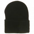 Sumptuous Heavy Ribbed Knit Workwear Snowboard Jersey Beanie Twist-knit Beanie