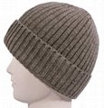 Custom OEM slouchy beanie winter knit skull cap baggy plain cuffed crochet hat