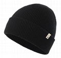 Wholesale skullies beanies hats custom logo fisherman beanie acrylic ski cap