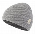 Wholesale skullies beanies hats custom logo fisherman beanie acrylic ski cap