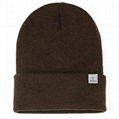 Custom heather Cuffed Beanie for Soft Warm Knit 10 Colors ribbed knit beanies