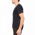 Wholesale sport wear blank distressed t shirts mineral wash running tee shirts