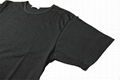 Wholesale scoop bottom t shirt curved hem long t shirt crew neck tees custom