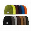 Blank Knit Beanie With Custom Label In Stocks Drop Shipping Cuff Ski Oem Beanie