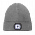 Led Light Up Beanie Hat Olive Green Winter Knit Cap Beanie Extremely Bright