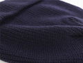 Classic mens tuque beanies with custom embroidery hats warm winter knit cuff bea