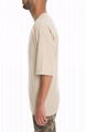 Hipster drop shoulder t-shrits oversized blank  60 cotton 40 polyester short 