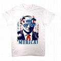 Custom Black T-shirt Election Cheap Slogan Printed 120 gsm T Shirt Donald Trump