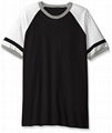 Alternative Raglan 3/4 Sleeve Tshirt Blank Men's Vintage Jersey Slap Shot Tee