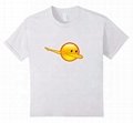 Cute Emoji Shirt With 100% Cotton Couple Matching Cartoons Summer Tees Tops