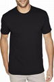 Simple style men clothes t shirt 90% polyester 10% cotton crew blank t shirt