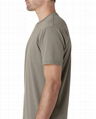 Simple style men clothes t shirt 90% polyester 10% cotton crew blank t shirt