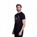 Latest shirt designs custom men vintage t-shirt funny science pattern designer