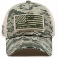 Stylish hats camo mesh back hats unstructured 6 panel baseball cap American flag