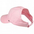 Wholesale red Baseball Ponytail Cap for lady hairs hats ponycap sports hat