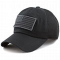 Low profile gorras baseball cap American flag hat tactical operator patch hat