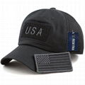 Low profile gorras baseball cap American flag hat tactical operator patch hat