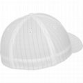 Wholesale 6 panel pin striped blank easy wear full size caps men baseball hat
