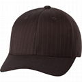 Wholesale 6 panel pin striped blank easy wear full size caps men baseball hat