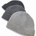 Best Selling 100% Merino Wool Beanie Custom Knit Hat Fisherman Beanie Cap