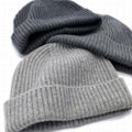 Best Selling 100% Merino Wool Beanie Custom Knit Hat Fisherman Beanie Cap