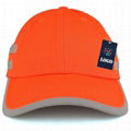 High Visibility Safety Cap Reflective Stripes Fluorescent Hunting Cap Hat