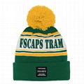 Low Moq Sport Beanie Pom Jacquard Team