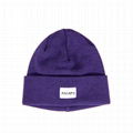 Merino Wool Knit Beanie For Keeping Warm Factory Price Blank Beanie Fold