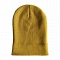 Merino Wool Knit Beanie For Keeping Warm Factory Price Blank Beanie Fold