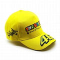 Hip hop Street Stream 3D Embroidery Sport Hats And Caps Yellow Baseball cap