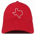 Hot sale dad cap custom Texas map embroidery mens cap with custom your logo