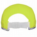 Race running hat Reflective outdoor sports cap polyester hats wholesale