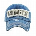 Custom Distressed Baseball Cap Washed Cotton Embroidered Unconstructed Hat