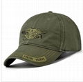 Wholesale Cap Army Green Baseball Hat 3D Embroidery Label Navy Seal Tactical Cap