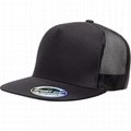 Hot sale 6 panel the classic snapback sticker cap blank mesh trucker hat