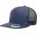 Hot sale 6 panel the classic snapback sticker cap blank mesh trucker hat