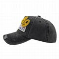 Deep grey Basic Ball Cap Pierced Applique Baseball Hat Trucker Snapback Hats 
